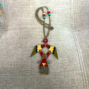 1970’s Thunderbird Silver Tone on a 22” Chain